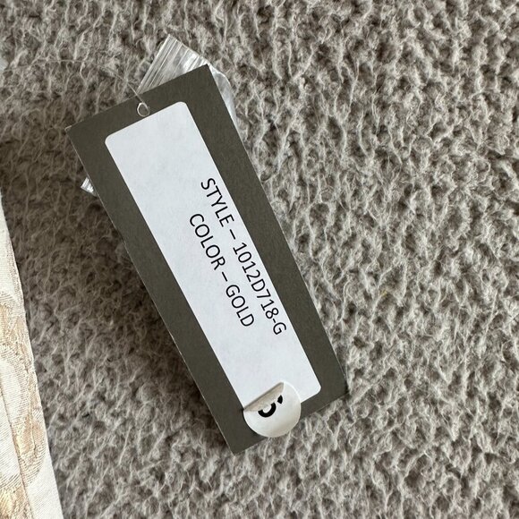 Corey Lynn Calter Mini Dress Metallic Gold Silk Top and Lining Sheath - Picture 14 of 16